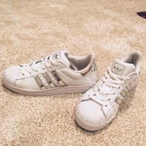 Adidas Rare Holographic “Superstar” Style shoes